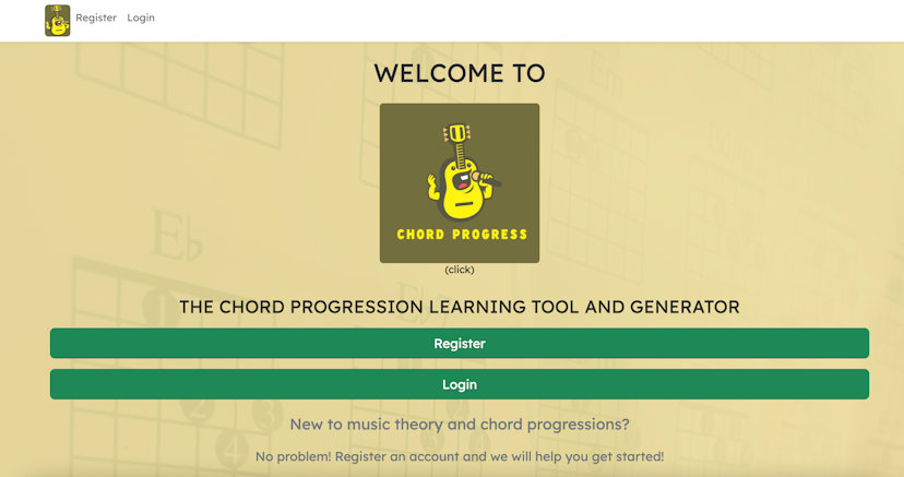Chord Progress (Music Learning Tool and Generator)